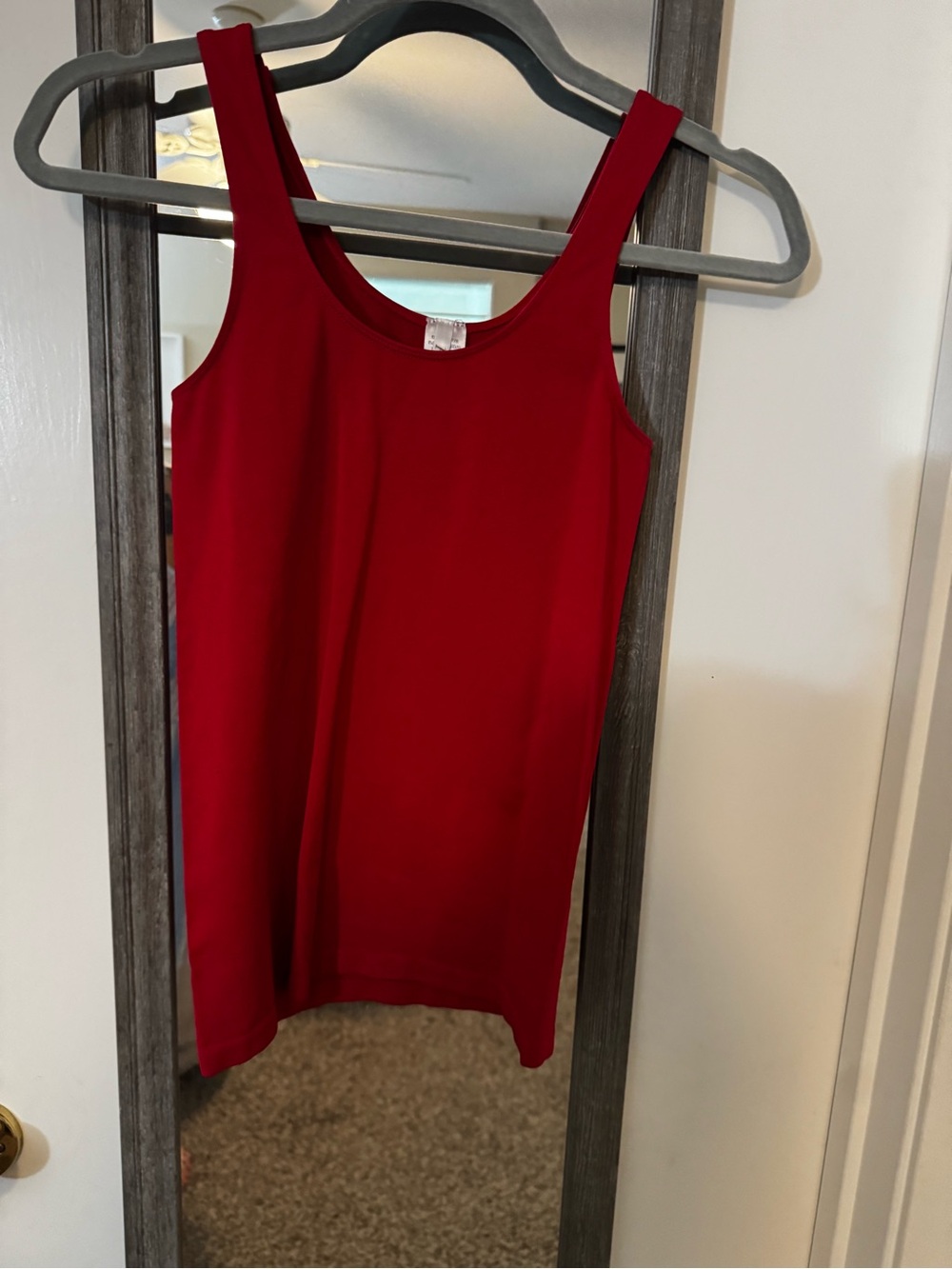 Red Women's Tank Top - Classic Scoop Neck